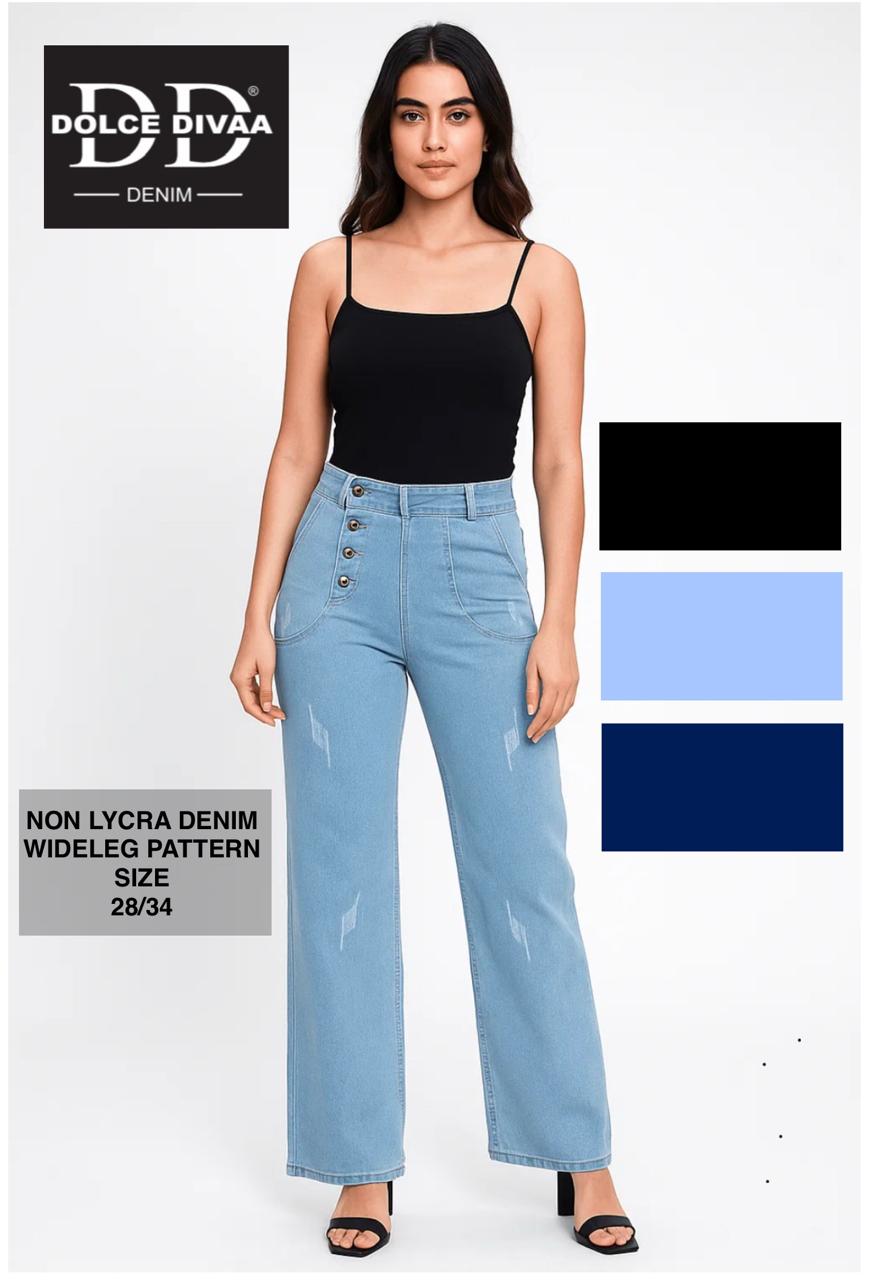 Wideleg Side 4 Button Scratch -1730