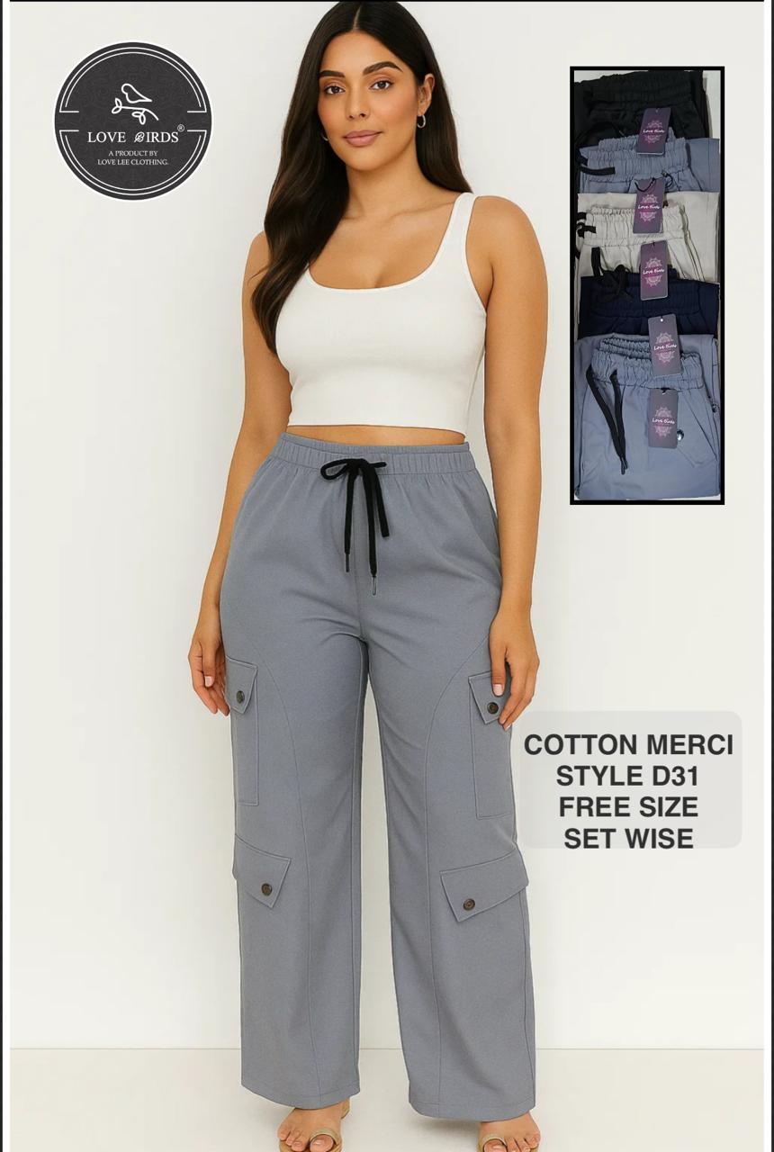Cotton Mercidised Cargo -D31
