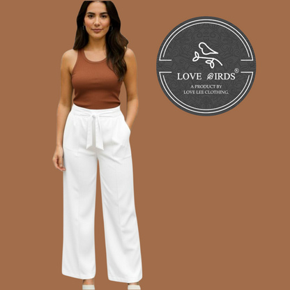 Barbie Strech Knot Belt Formal Pant