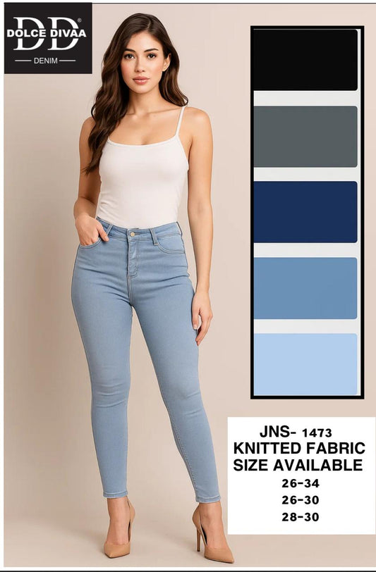High Waist 1 Button Basic -1473