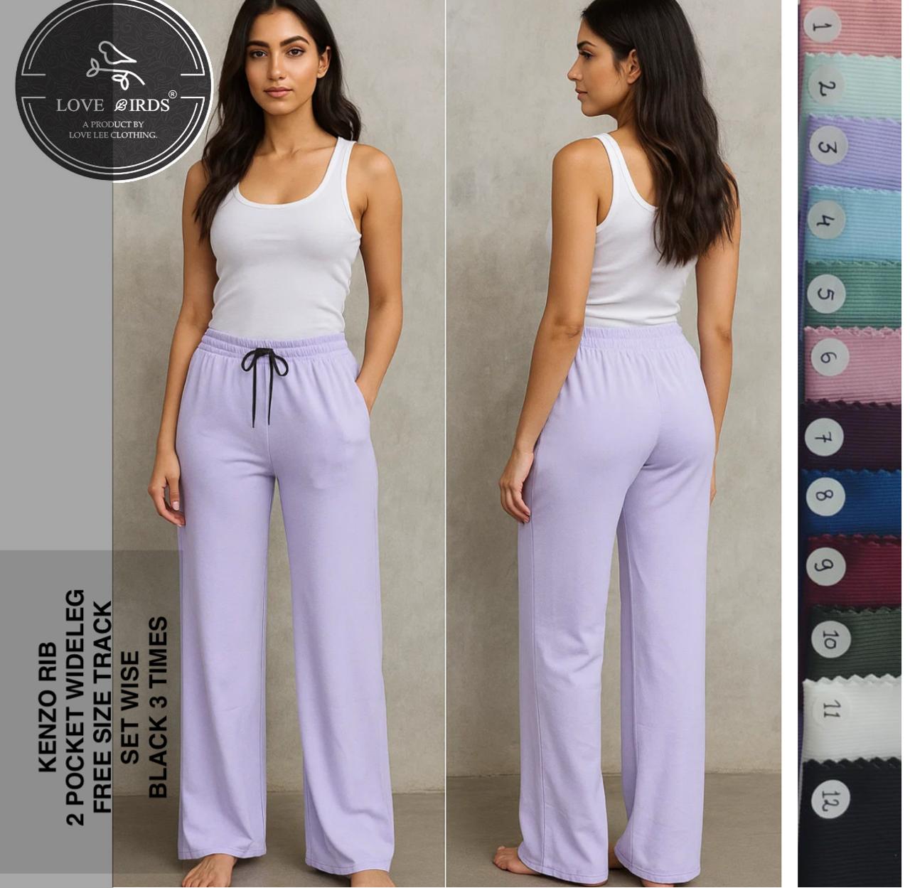 Kenzo Rib Pocket Palazzo