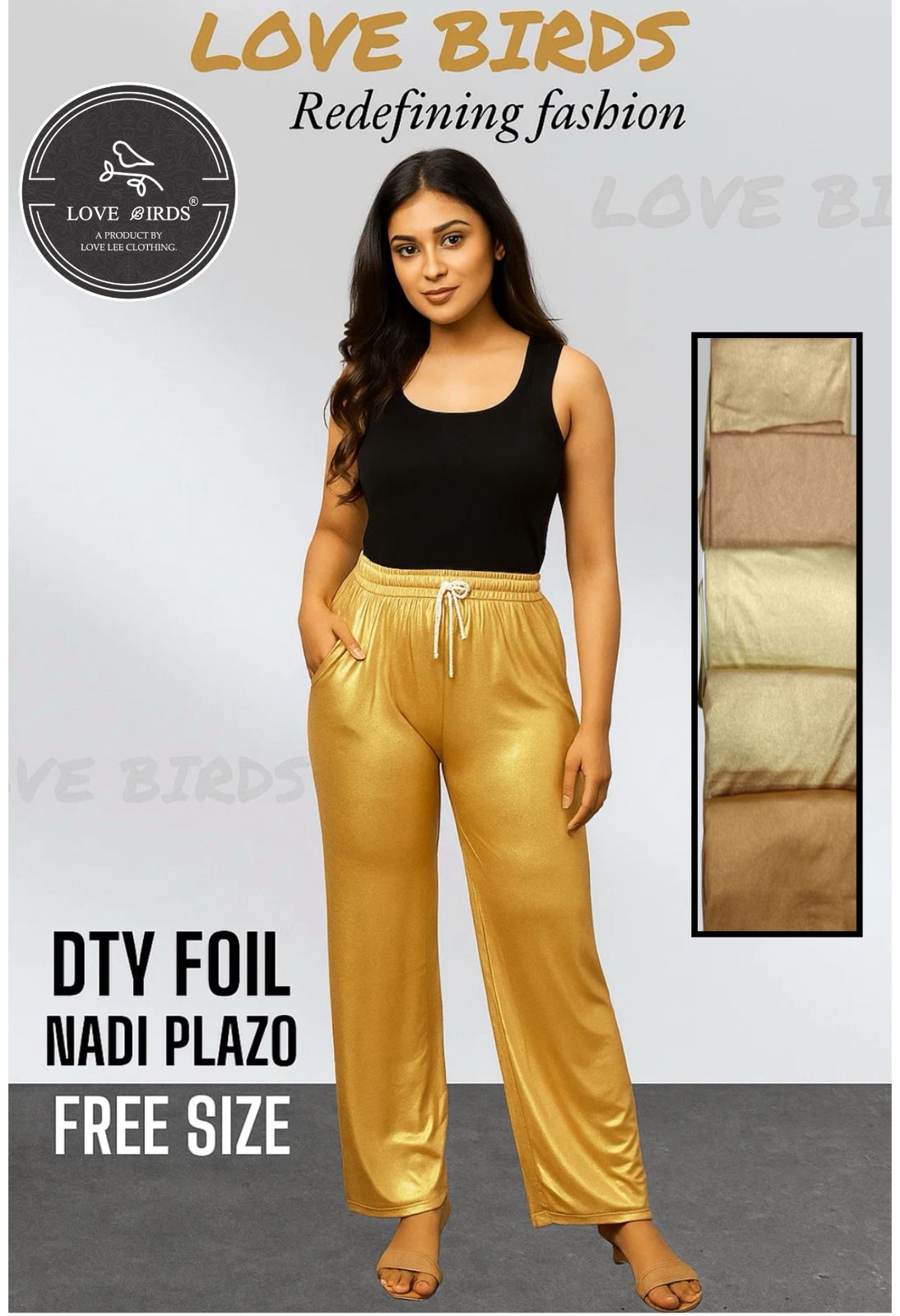 Dty Golden Foil Palazzo