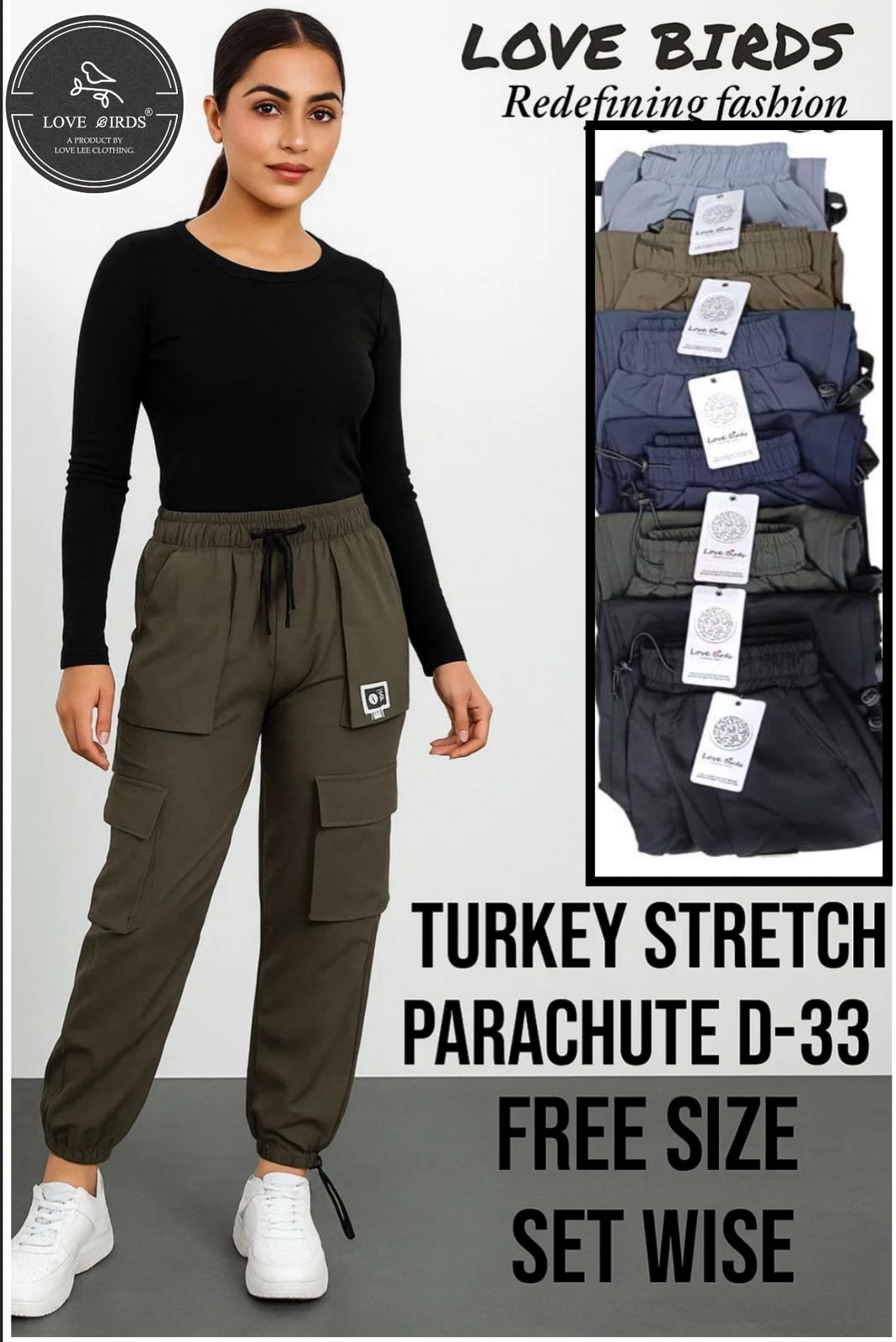 Turkey Strech Parachute Cargo- D33