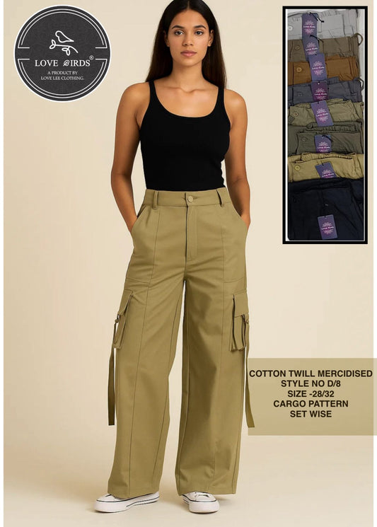 Cotton Twill Mercidised Cargo -D8