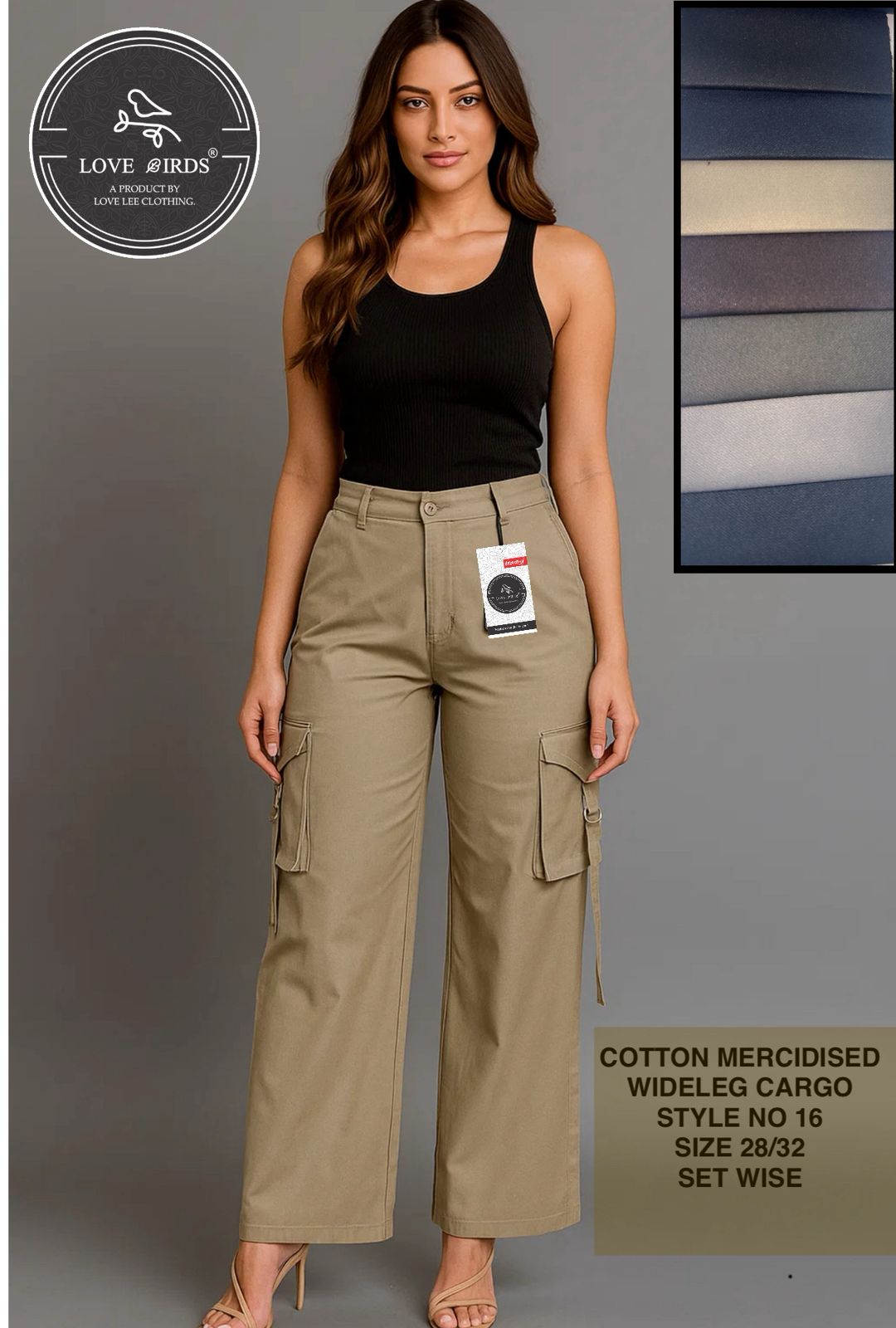 Cotton Mercidised Cargo - D16