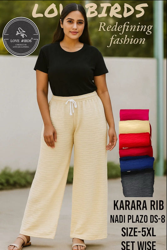 Karara Rib Nadi Palazzo 5XL - D8
