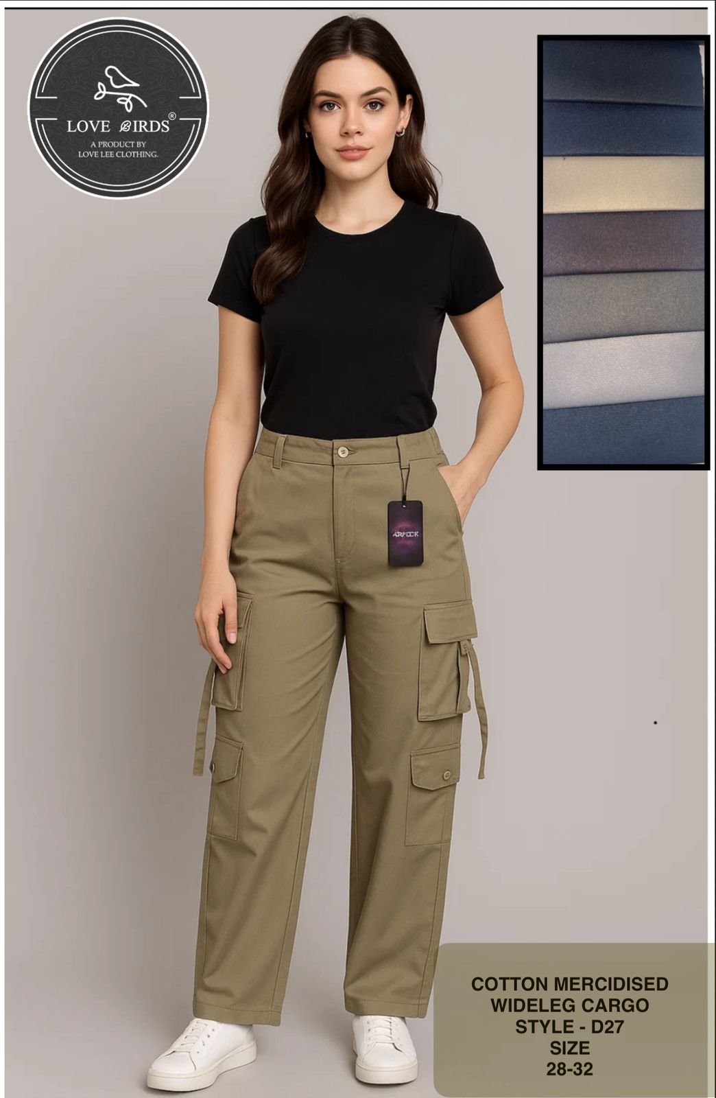Cotton Mercidised Cargo - D27