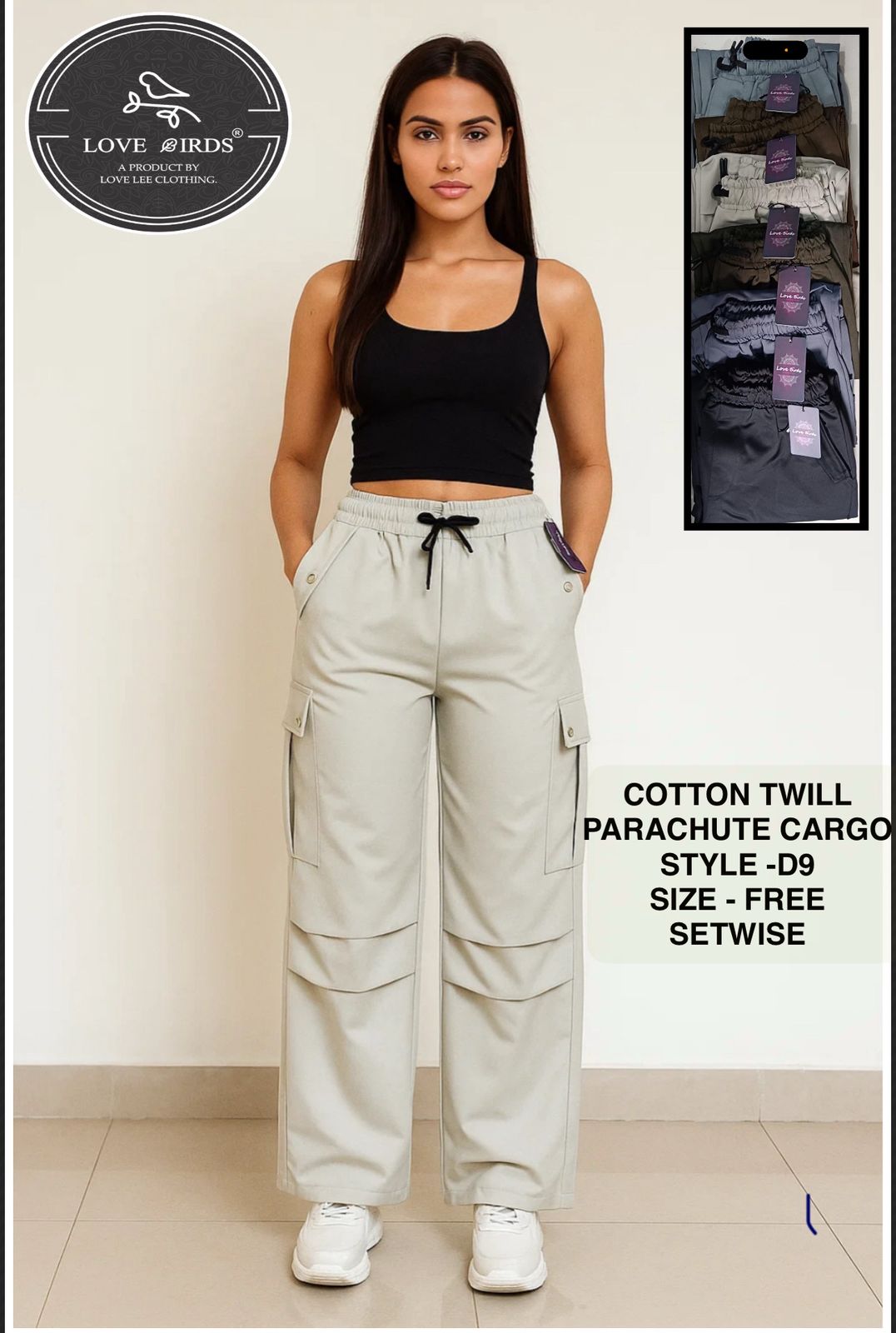Cotton Twill Parachute Cargo -D9