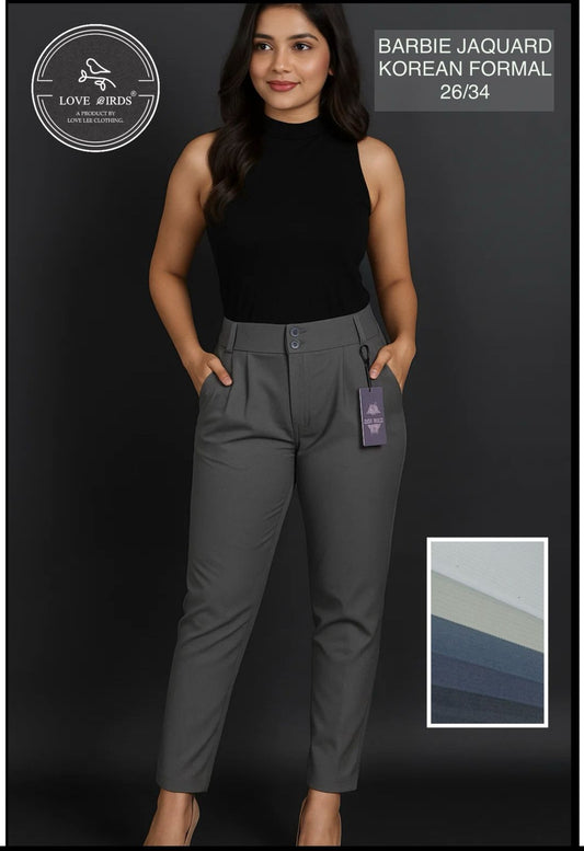 Barbie Jaquard Korean Formal Trouser