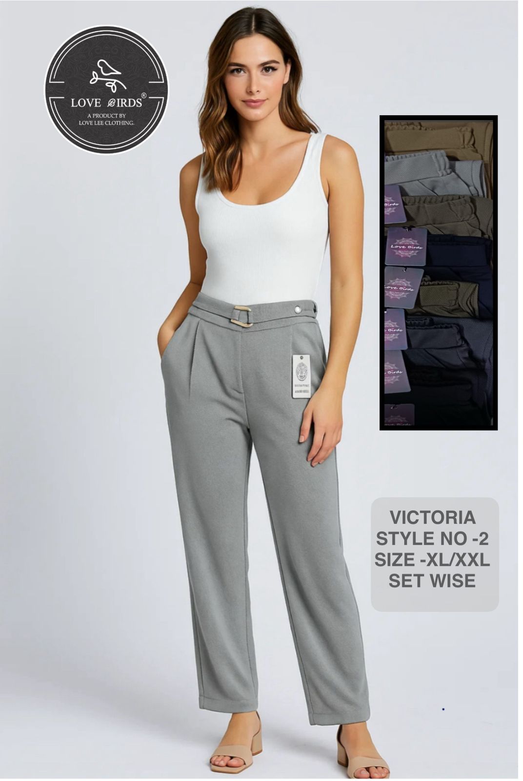 Victoria Belt Buckle Trouser - D2
