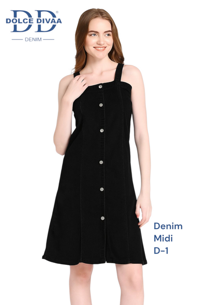 Denim Midi 2 in 1 Fabric- D1