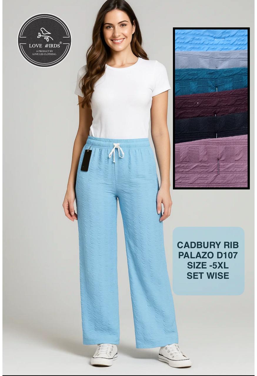 Cadbury Rib Nadi Palazzo-5Xl- D107