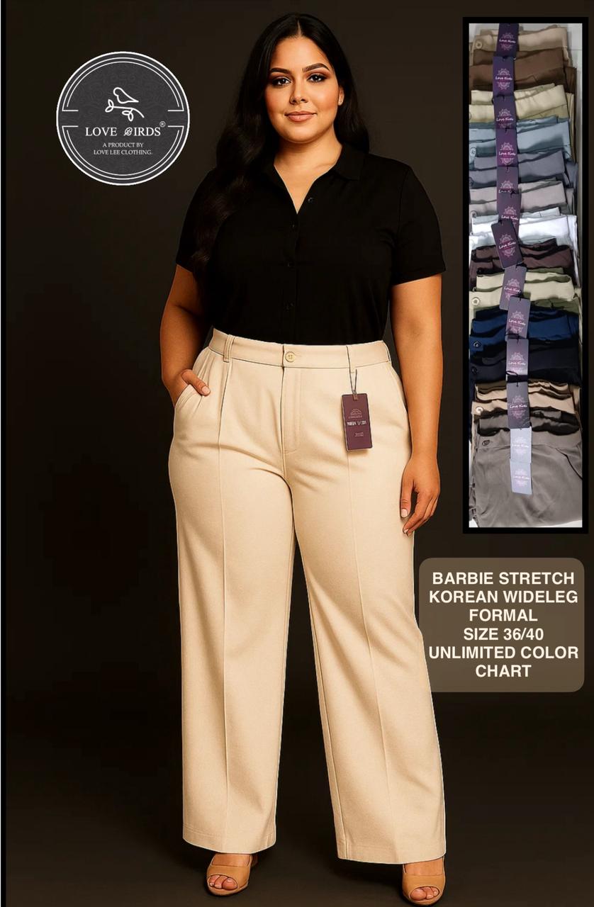 Barbie Strech Widelwg Korean Trouser