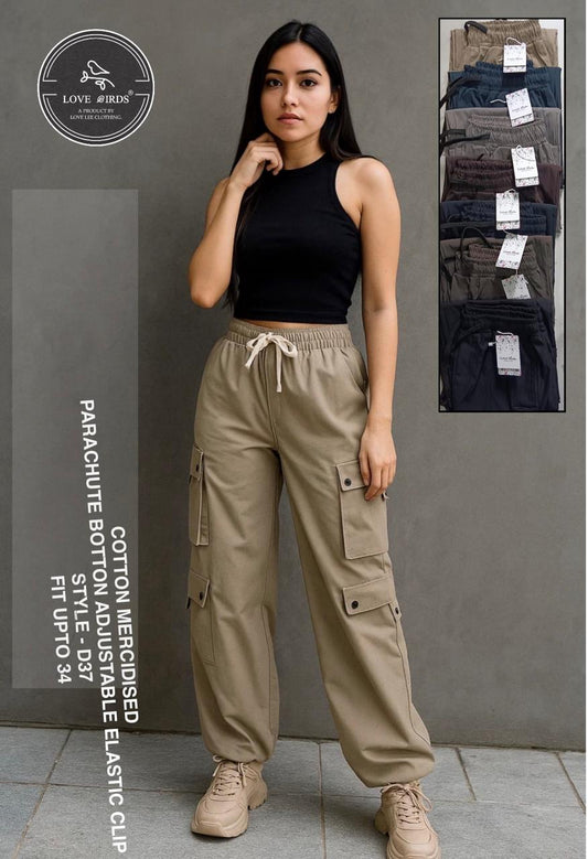 Cotton Mercidised Parachute Cargo-D37